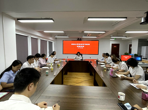 成渝公司黨委委員、工會(huì)主席、職工監(jiān)事李桃講授黨史學(xué)習(xí)教育專題黨課.png